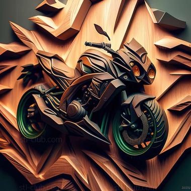 3D модель Kawasaki Z800 (STL)